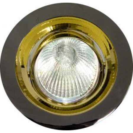 Светильник DL2009 черный металл, золото