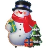 Световая фигура "снеговик", уличная, lt017