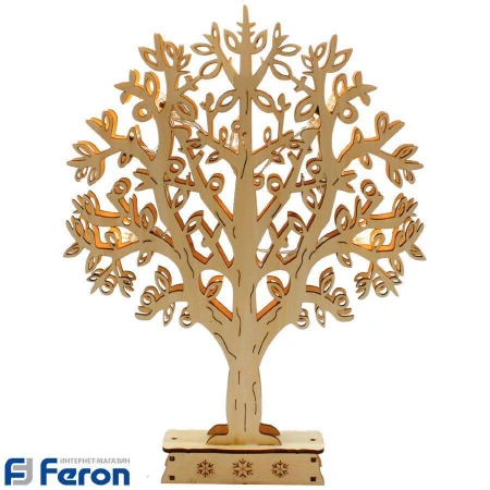 Световая фигура "дерево с листиками", lt094