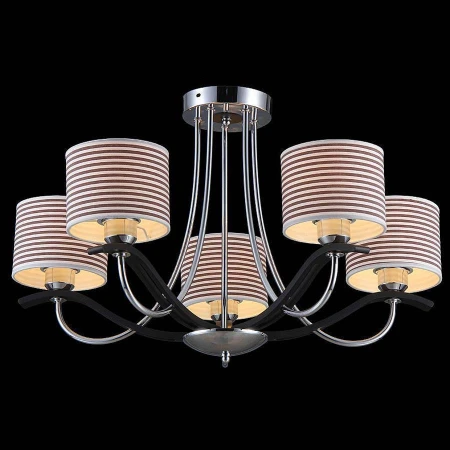 Люстра Natali Kovaltseva 75012-5C CHROME OLIVIERA