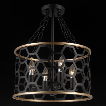 Светильник Natali Kovaltseva VALENCIA 81059-4C MATT BLACK VALENCIA