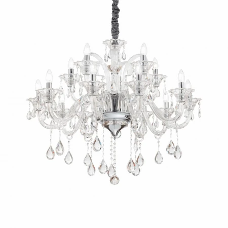 Подвесная люстра Ideal Lux Colossal SP15 Trasparente