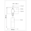 Настольная лампа Lucia Tucci Tous T1691.1