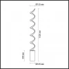 Торшер Odeon Light Spira 3832/30FL