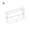 Трековый светодиодный светильник Arlight Mag-Flat-Fold-45-S405-12W Warm3000 026989