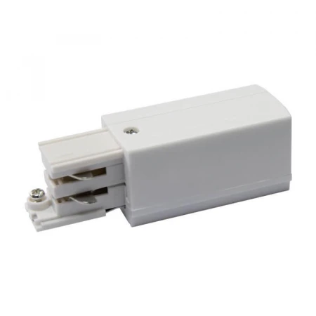 Ввод питания для шинопровода левый (09740) Uniel UBX-A02 Silver