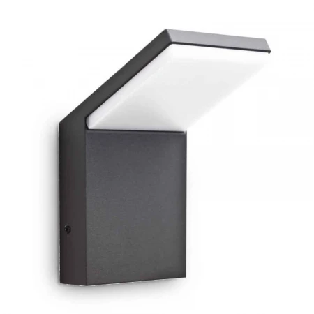 Уличный настенный светодиодный светильник Ideal Lux Style Ap Antracite 4000K