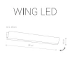 Настенный светодиодный светильник Nowodvorski Wing Led 9250